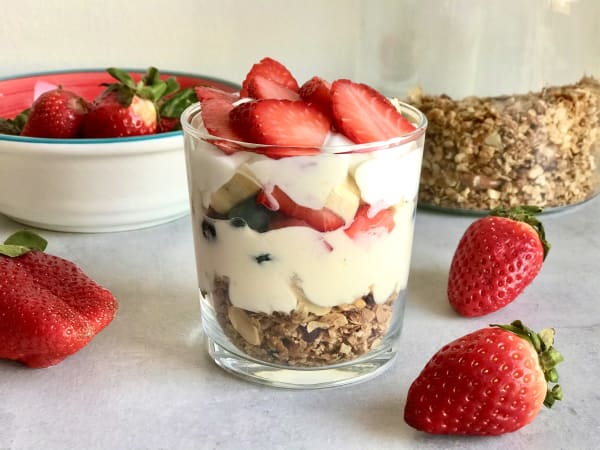 Granola and Strawberry Cup