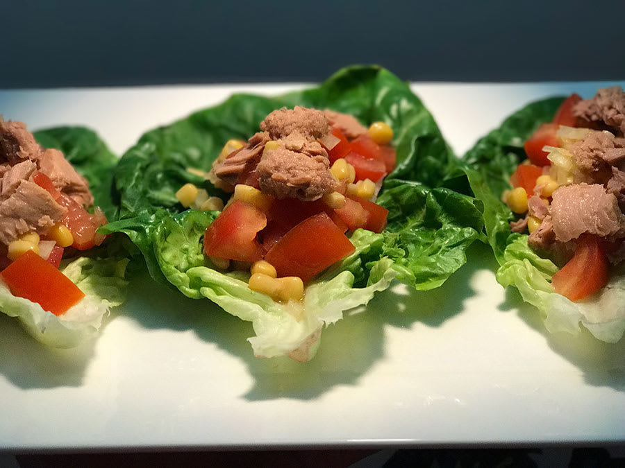 Lettuce and Tuna Wrap
