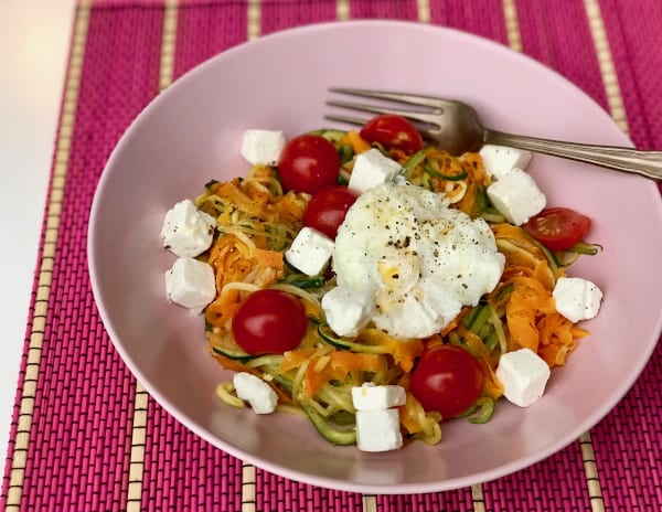 Carrot and Zucchini with Egg