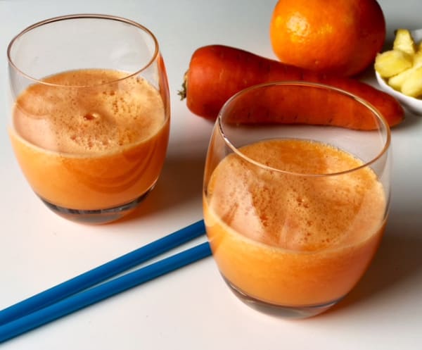 Carrot and Pineapple Juice